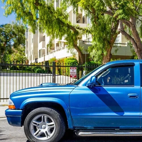 Protectores de lluvia contra humo AVS viseras de ventilación 3M cinta adhesiva para Dodge Dakota 1997-2004 cabina estándar Foto 3 de 3