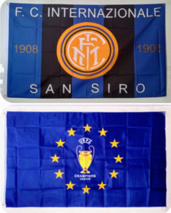 Fanion F.C INTERNATIONALE INTER MILAN trophée vintage pennant bandierina