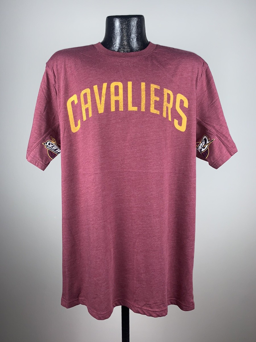 Men's Hands High Cleveland Cavaliers Maroon Tri Blend Short Sleeve