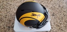 Jalen Ramsey signed LA Rams Eclipse alternate Mini Helmet JSA WIT914735