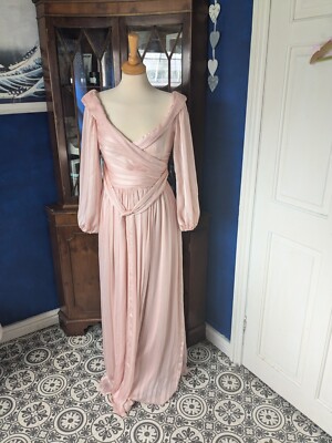 sachin and babi light blue dress Plus Size Scarlett & Jo Nancy Marilyn Chiffon Maxi Dress