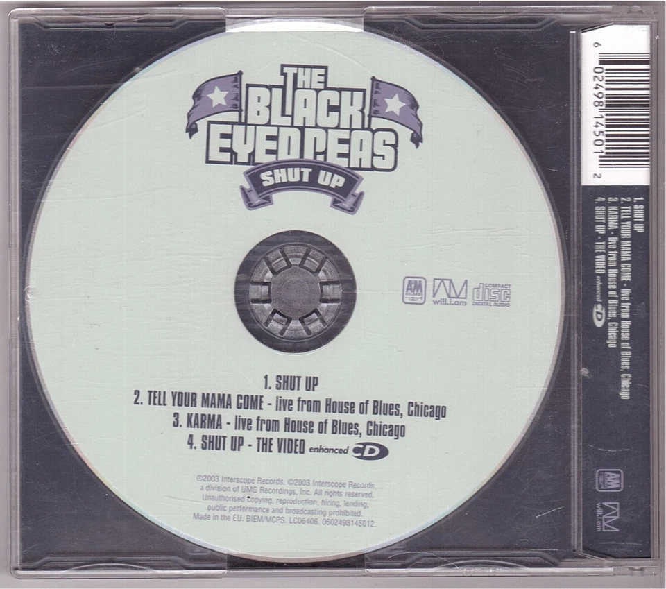 Black Eyed Peas - Shut Up (Maxi-CD 2003) - Bild 2 von 2