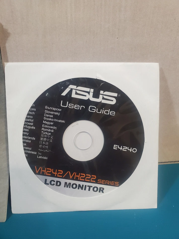 LCD MONITOR USER MANUAL GUIDE FOR ASUS E4240 VH242 VH222 SERIES - Image 4 of 4