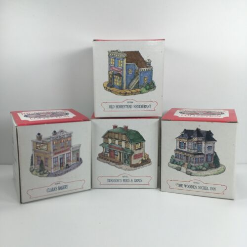 Lot of 4 Vintage Americana Collection Liberty Falls Houses AH41, 41, 42, 44 - Picture 1 of 21
