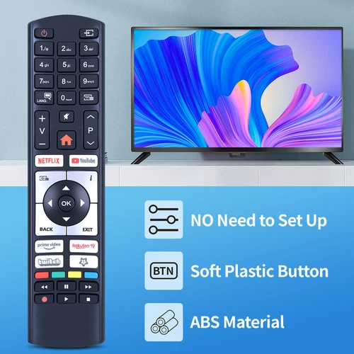 New RC4518P Remote Control For BUSH Smart HD TV ELED24HDSA DLED32HDSB DLED40FHDS - Picture 4 of 7