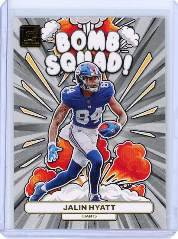 2023 Donruss Jalin Hyatt Rookie Bomb Squad - New York Giants