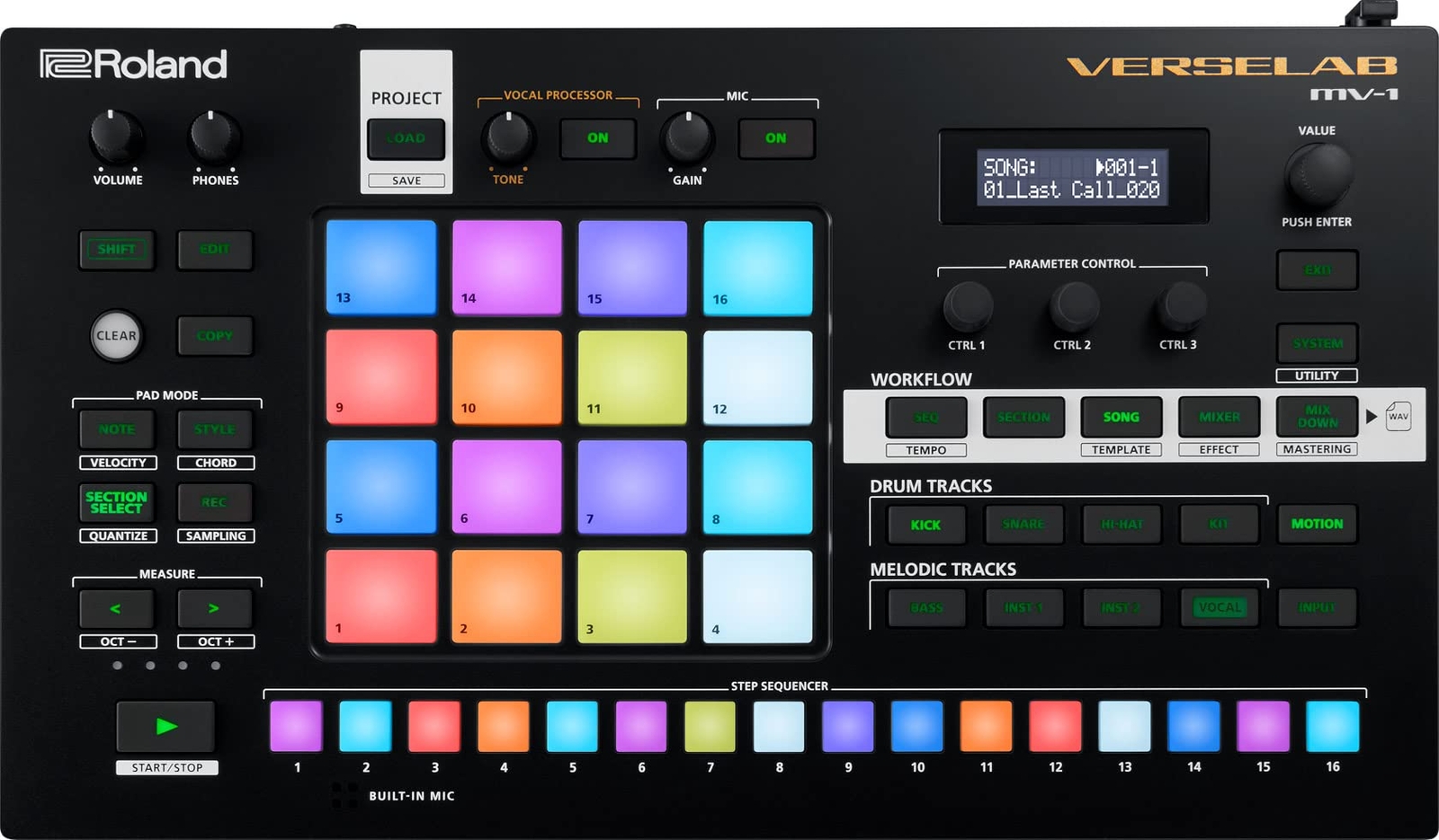 Roland Verselab MV-1 All-in-One Produzione Aira 35.4 x 20.8 X 6 CM 2021 Giappone