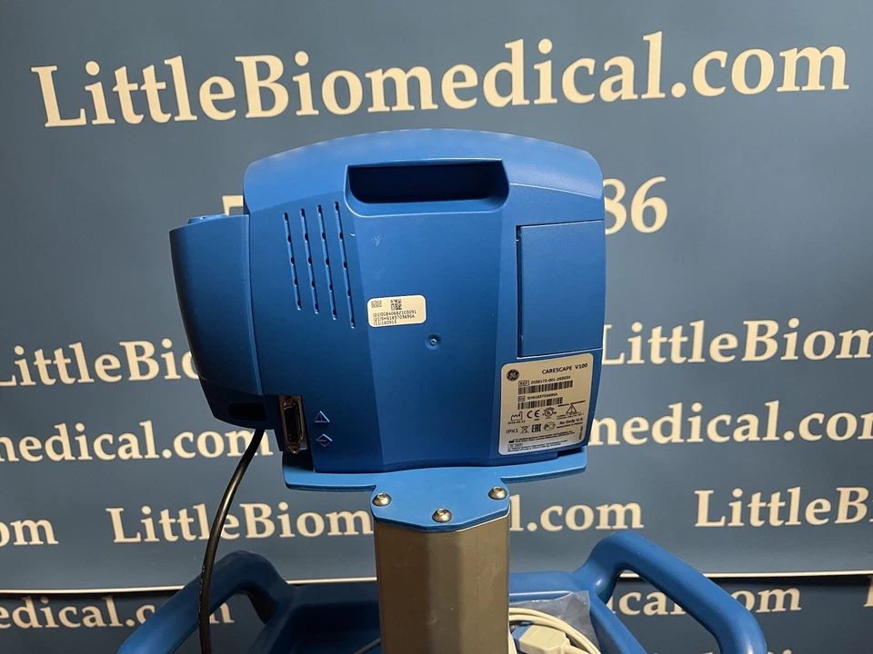 GE Carescape V100 Patient Monitor NIBP Temp SpO2 Printer Plastic Stand - Image 4 of 4