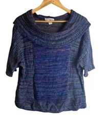 Christopher Banks Women s 100 Acrylic Multicolor Cowl Neck Sweater XL