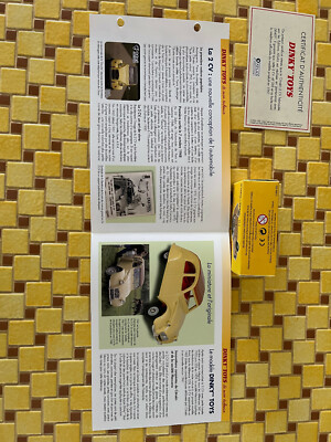 1/43 Citroen Ds19 Vert toit blanc Dinky Toys 24CP Atlas 2008 Neuf Boite Ds 19 - Collection