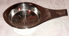 Teesieb mit Abtropfschale Silber 835 Lutz & Weis Pforzheim