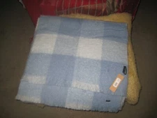 Gorgeous Steve Madden Blue/White Buffalo Plaid Long Scarf