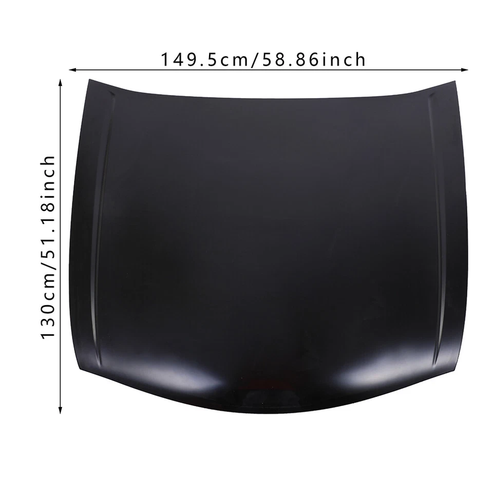 Hood Panel For 2008-2012 Honda Accord Sedan Primed Steel Free Shipping Foto 2 de 4