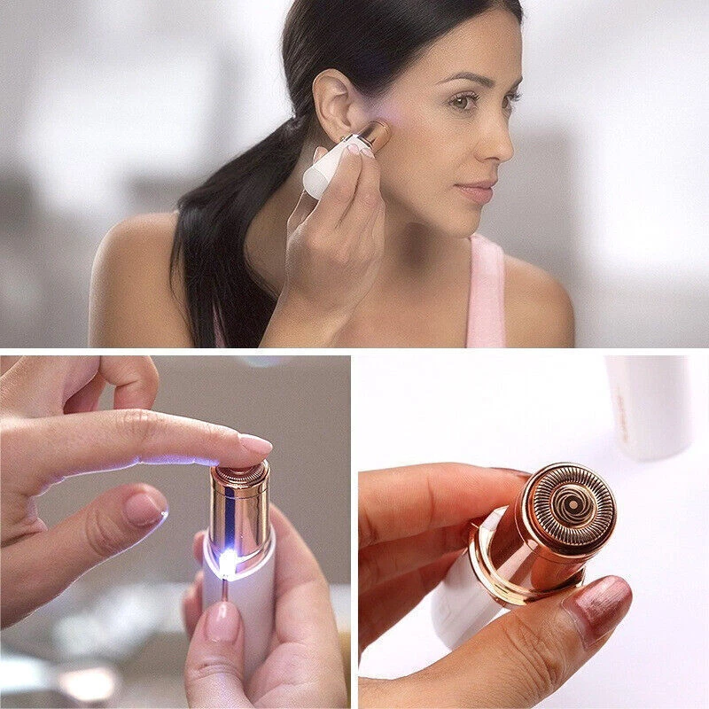 Flawless Facial Hair Remover, USB Rechargeable,18k Gold plated Results Like JML - Image 2 of 4