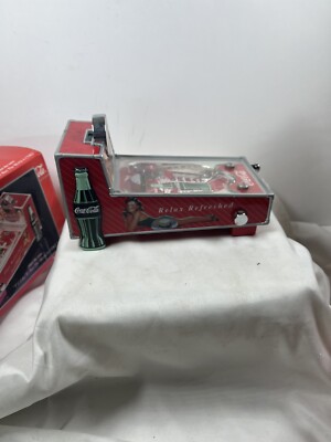 Coca-Cola Pinball Machine 1998 Musical Bank Vintage Collection