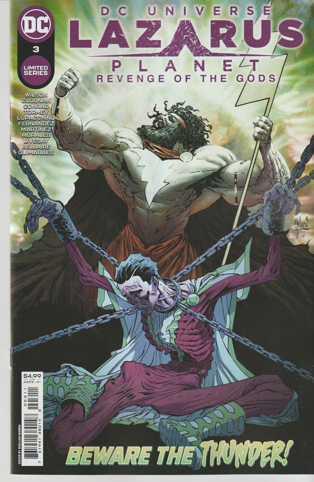 DC COMICS LAZARUS PLANET REVENGE OF THE GODS #3 JUNE 2023 1ST PRINT NM