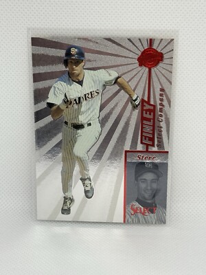 1997 SELECT COMPANY #90 Steve Finley RARE SILVER FOIL ETCHED PARALLEL