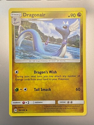 1995 dragonair pokemon card value Scarlet Violet 151 Single Uncommon 148 Noticeable imperfections are okay 1995 Dragonair Pokemon First Edition