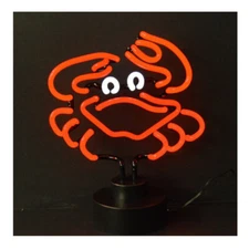 Neonetics 4CRABX Crab Neon Sculpture