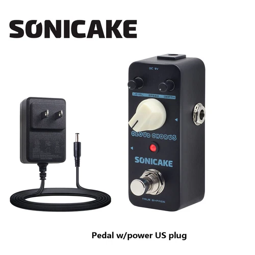 SONICAKE Cloud Chorus Classic BBD Analog Chorus Guitar Effects Pedal +9v adapter