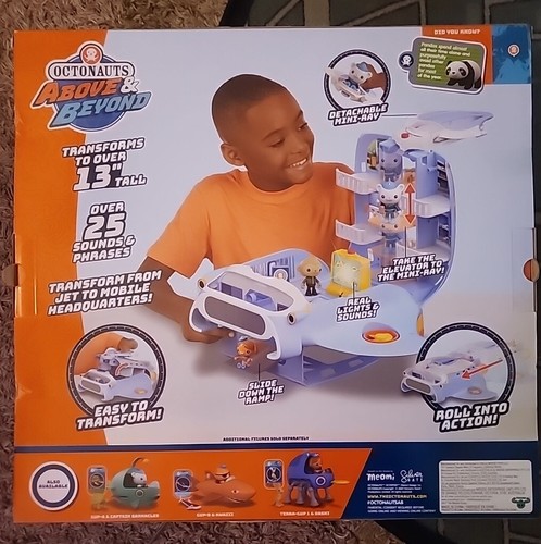 Octonauts Above & Beyond Octoray Lights & Sounds Transforming 13 Inch Playset - Picture 2 of 5
