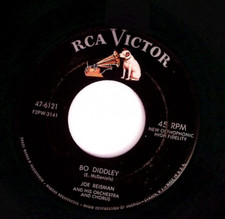 JOE REISMAN AND HIS ORCHESTRA BO DIDDLEY/BUBBLE BOOGIE RCA VIC VINYL 45 71-140
