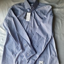 NWT Michael Kors Slim Fit Collar Dress Shirt Sz M Wrinkle Free MSRP 85