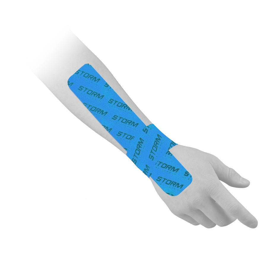 Storm Bowling GT Kinesiology Tape BLUE 20 Piece Pre-cut Pack