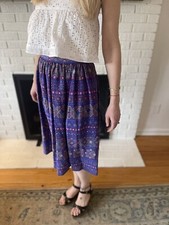Vintage Handmade MIDI Skirt 70 s Or 80 s Beautiful Small