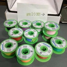 BNTECHGO 18 Gauge Silicone Wire Kit 10 Color Unknown Length  (lot of 11)