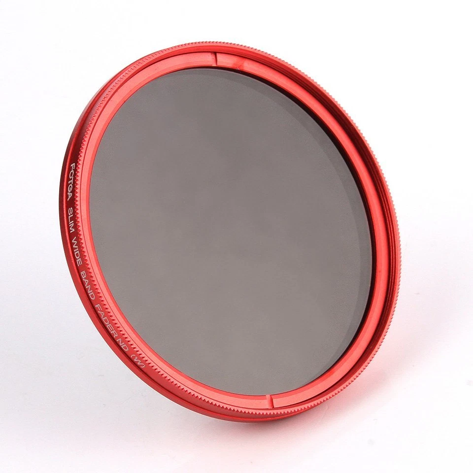 FOTGA 82mm Adjustable Fader Variable ND Filter ND2 to ND400 Red Ring Hot sale - Image 3 of 4