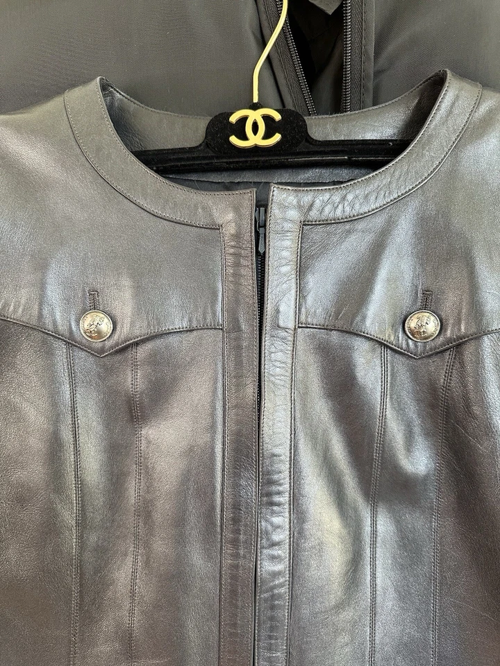 Кожаная куртка Chanel  - Изображение 3 из 4