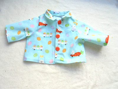 Fits Amer. Girl 18'' Boy Doll Clothes-Easter Bunnies in Carrot Cars Sleeve Shirt3