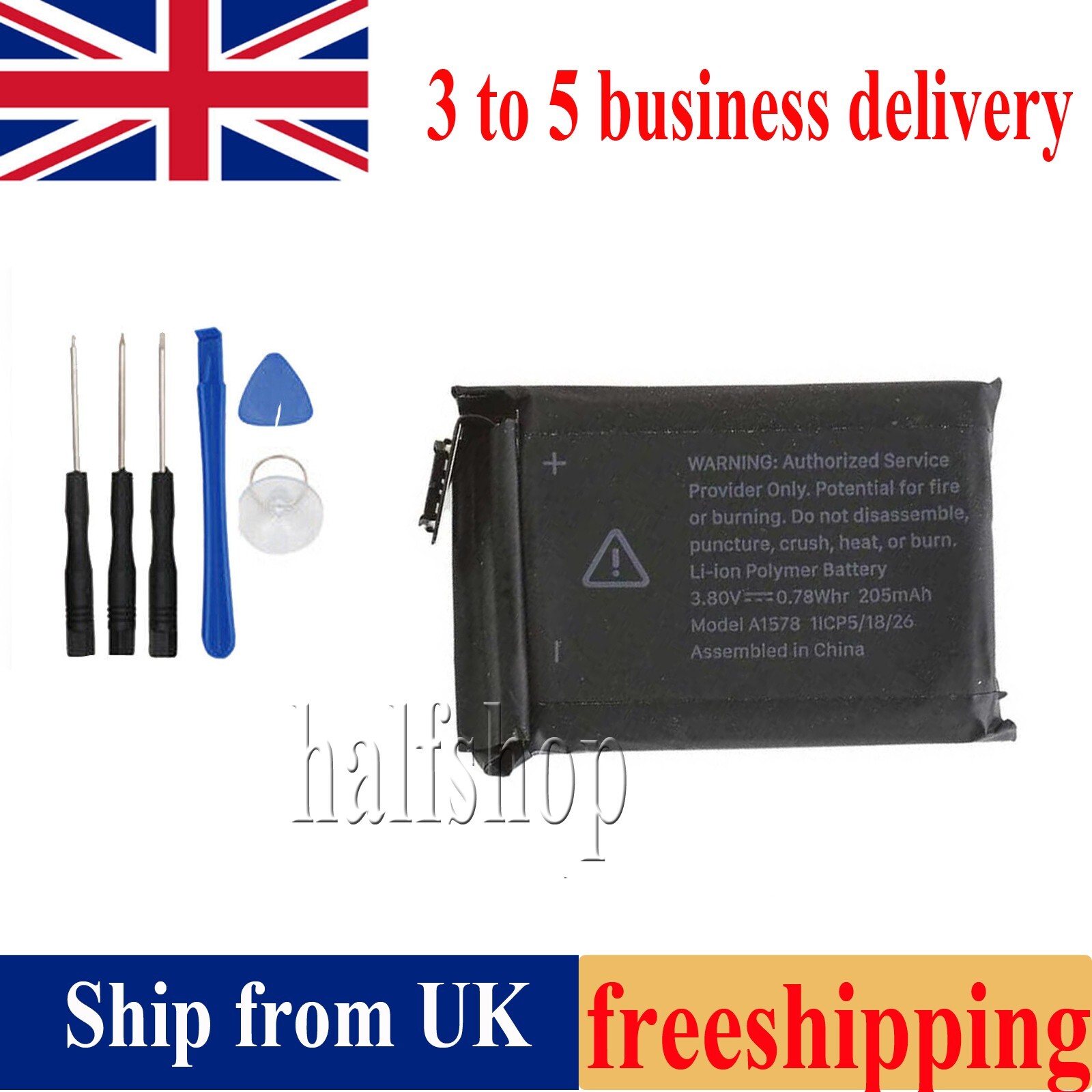 Replacement Battery A1578 For Apple Watch Series 1 38MM / iWatch Series 1 38MM