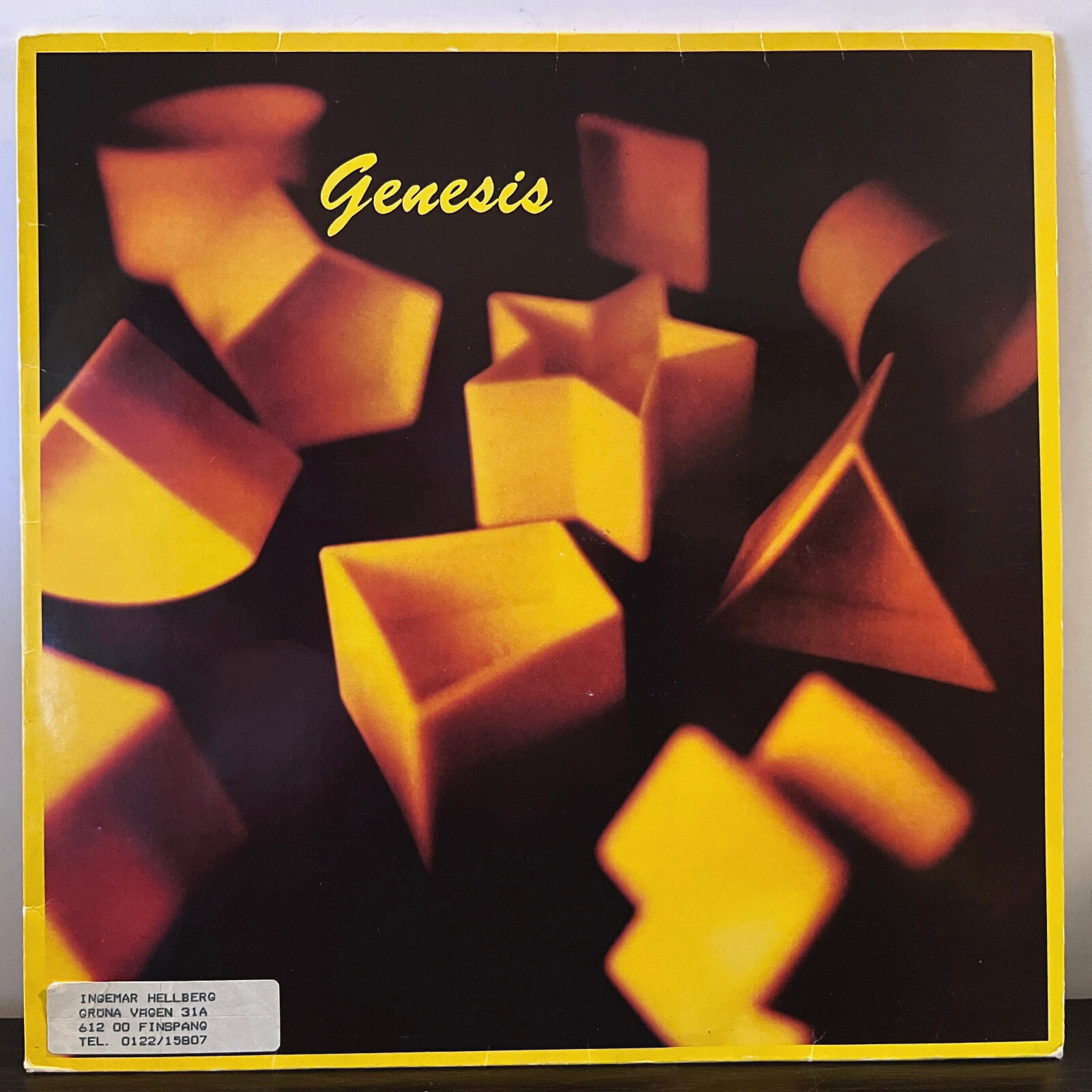GENESIS - Self Titled (1983 Holland Press) - 12" Vinyl Record LP - VG+