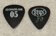 STYX JAMES YOUNG SIGNATURE GUITAR PICK 2005 CONCERT TOUR STAGE BAND PLECTRUM J.Y
