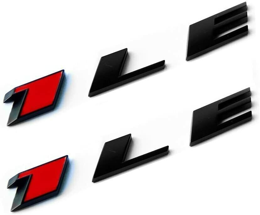 2x 1LE Emblem Badge Letter Rear Side for 1LE Door Genuine