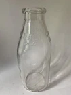 Vintage Elm-Co Glass Dairy Milk Bottle Embossed - One Quart