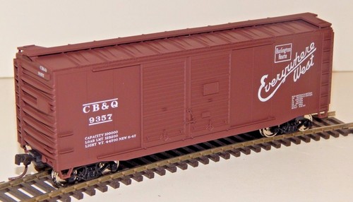 Accurail HO #93614 Chicago Burlington & Quincy 40' AAR Boxcar RTR NUEVO #9357 | Zustand: New