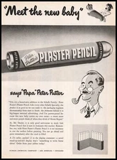 1946 Schalk Chemical Los Angeles California Peter Putter Plaster Pencil Print Ad