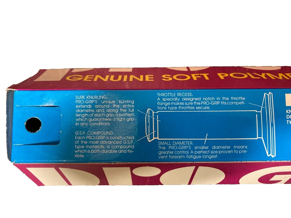 Par de empuñaduras de manillar Progrip Octopus/O-System negras para bicicleta motocross moto Foto 2 de 4