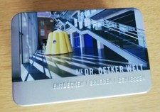 Die Dr. Oetker Welt Blechdose ca. 12,5x8,5x7 cm – guter, gebrauchter Zustand