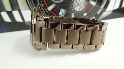 Michael KORS watch metallic brown tone with faux diamond trim Petite Lexington Pavé Espresso-Tone Watch in CHOCOLATE  main image 2