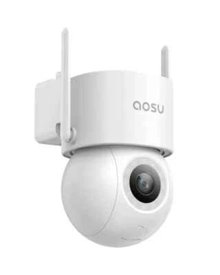 AOSU 3K Wired Security Camera Outdoor - Smart 24/7 Recording WiFi Camera