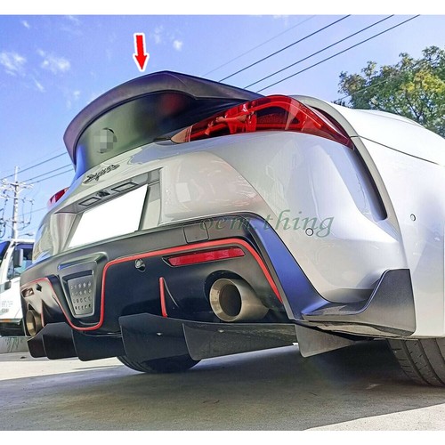 Painted Black Fit For TOYOTA GR Supra 5th J29 T Look Rear Trunk Spoiler 2021 - Picture 7 of 7