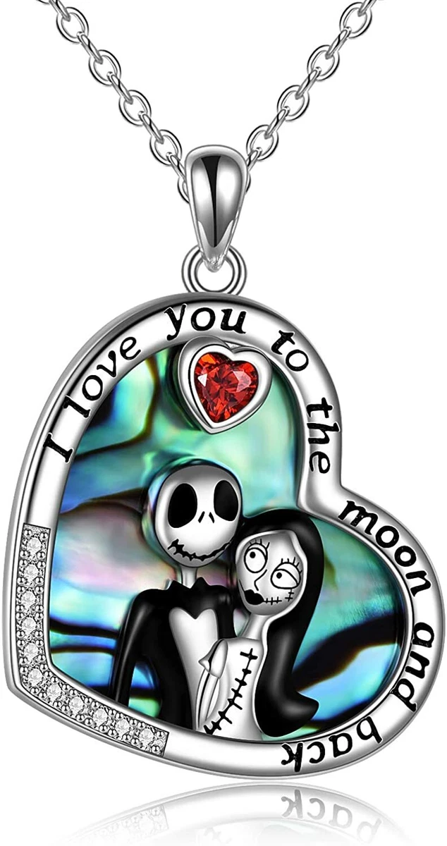 Nightmare Before Christmas Necklace Gifts Sterling Silver Jack