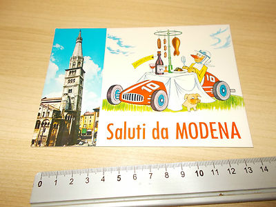  80er AK Saluti da Modena - Ferrari 