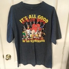 Looney Tunes Classic Gray Its All Good In The Neighborhood Extra Large TShirt XL