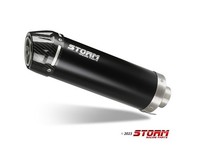 Storm GP-C Auspuff Schwarz Passend FüR Kawasaki Z 1000 2003-2006