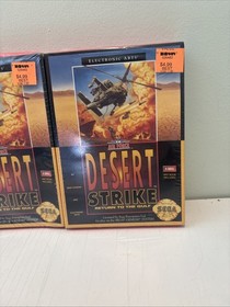 Lot Of 4 Brand New & Factory Sealed Desert Strike Gulf War Sega Genesis EA